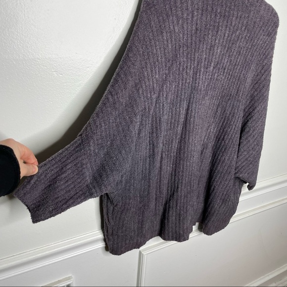 Barefoot Dreams Cozychic Lite Ribbed Shrug Cardi Dolman Cardigan Womens L/XL - Picture 5 of 8